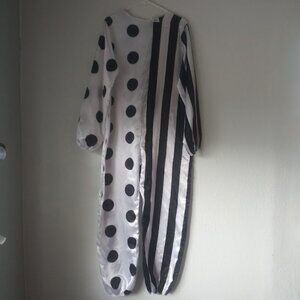 Clown costume (unisex) Large black and white jumper